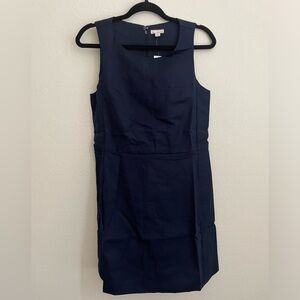 nwt! gap structured navy dress in petite